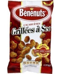 Cacahuètes grillées à sec 120 g