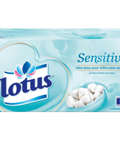 Mouchoir boîte Sensitive x 80 Lotus