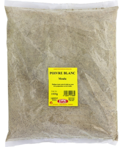 Poivre blanc moulu