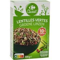 300G LENTILLE VERTE 10MN CRF