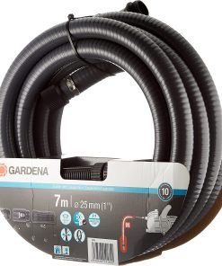 Tuyau d’aspiration robuste pour raccordement à une pompe 25 mm