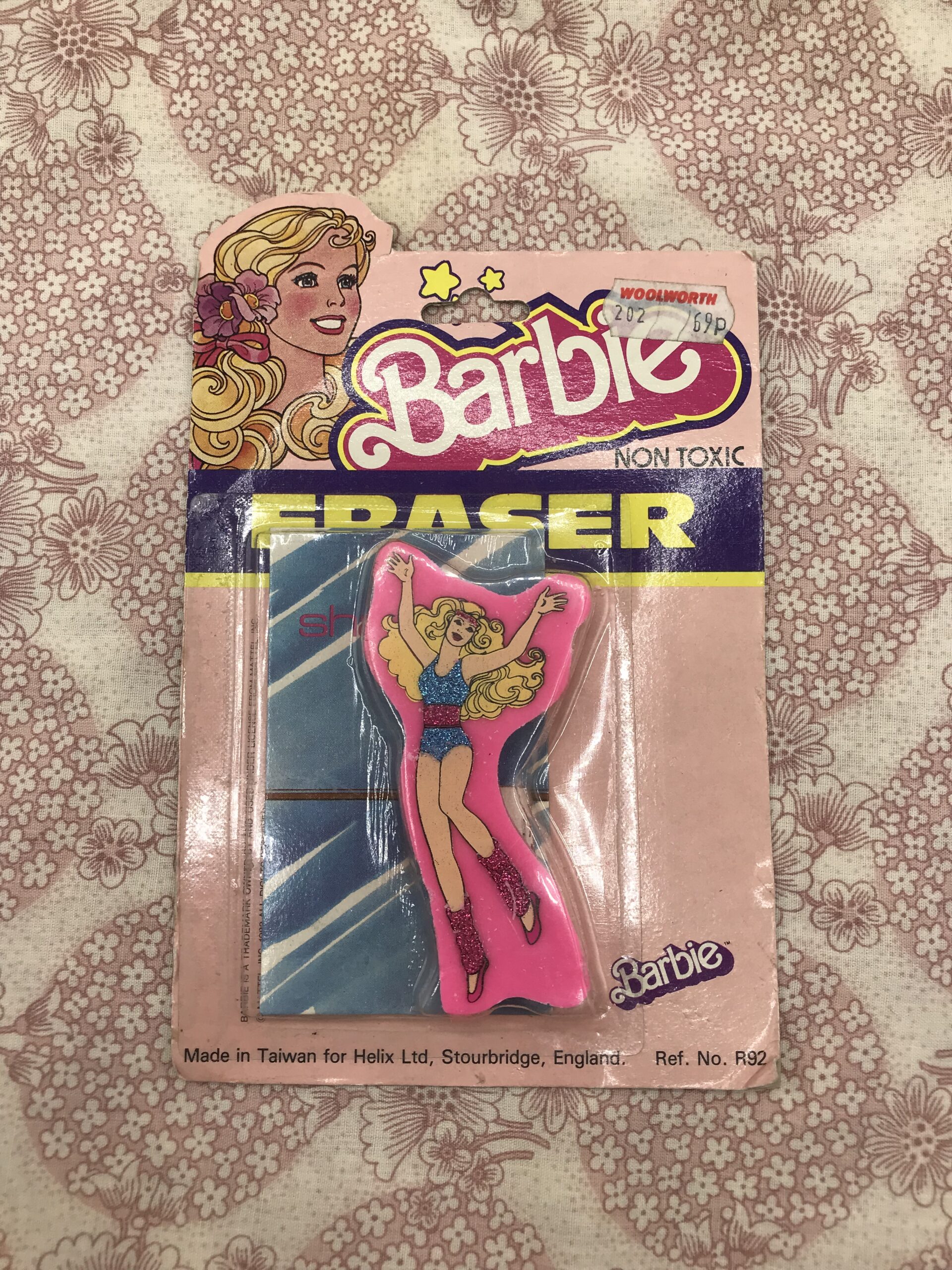 Gomme Barbie R92 années 80