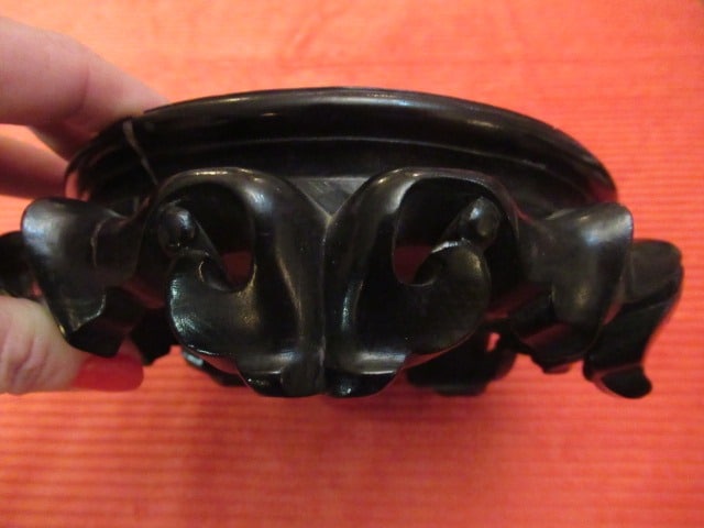 Ancienne socle en bois pour vase Chine Chinois Ming Qing – Image 5
