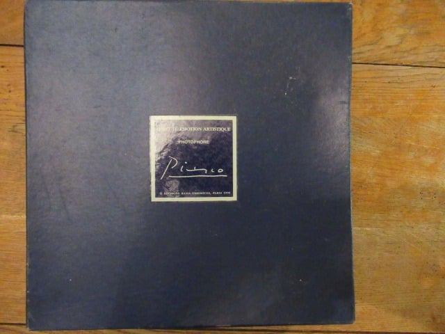 Pablo Picasso photophore éditions Basia embiricos Paris 1996