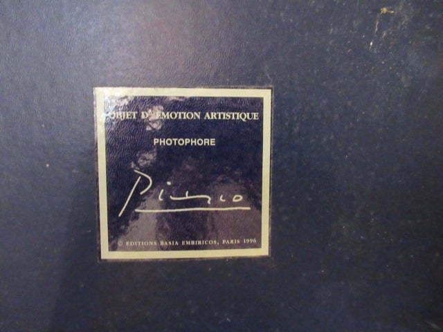 Pablo Picasso photophore éditions Basia embiricos Paris 1996 – Image 3