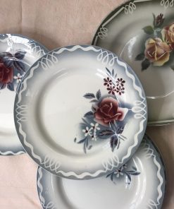 Lot de 7 assiettes Digoin « Adèle » et « Olga »