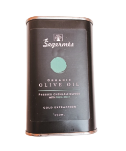 HUILE D’OLIVE BIO À LA MENTHE PRESSÉE – DOMAINE SEGERMÉS – CHEMLALI