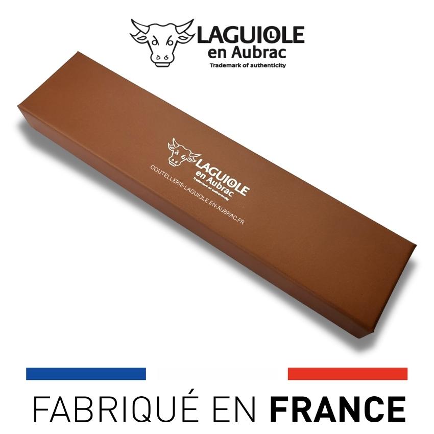 Couteau à Pain Laguiole en Aubrac – Manche Pistachier – Image 6