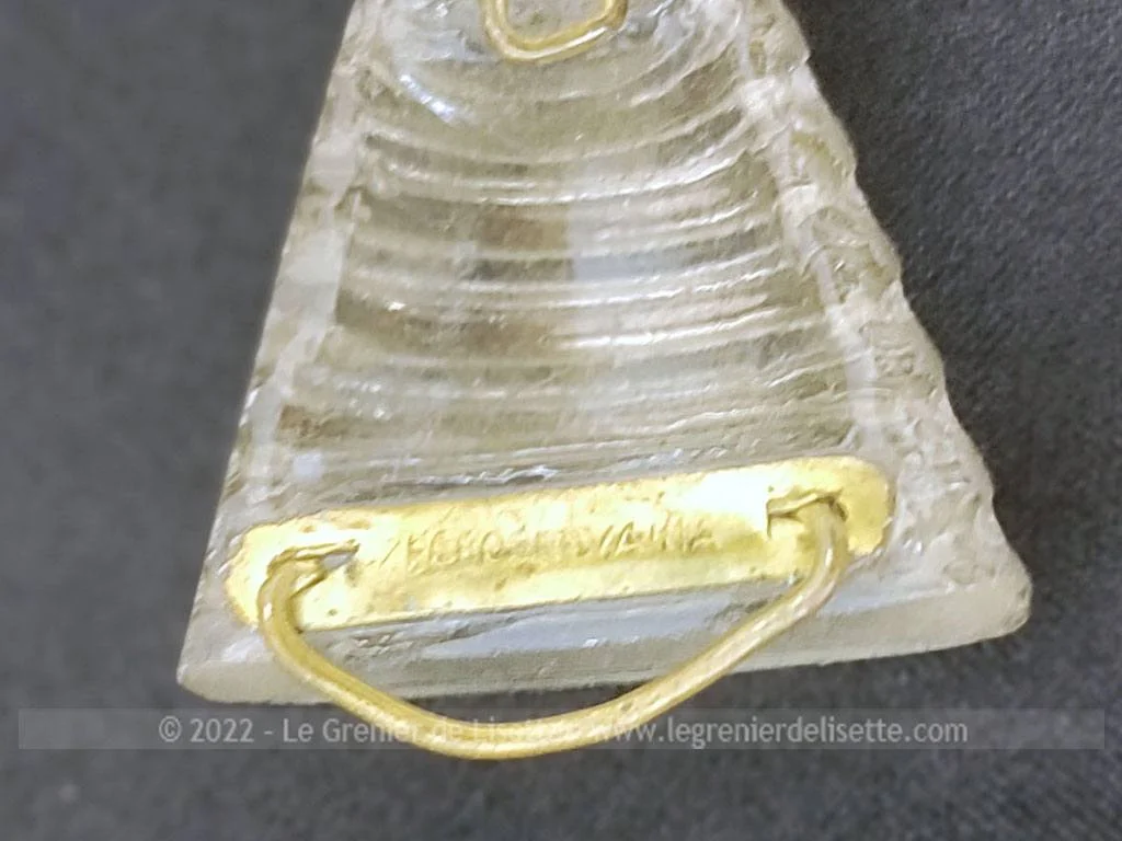 Ancienne boucle ceinture verre forme noeud papillon – Image 7